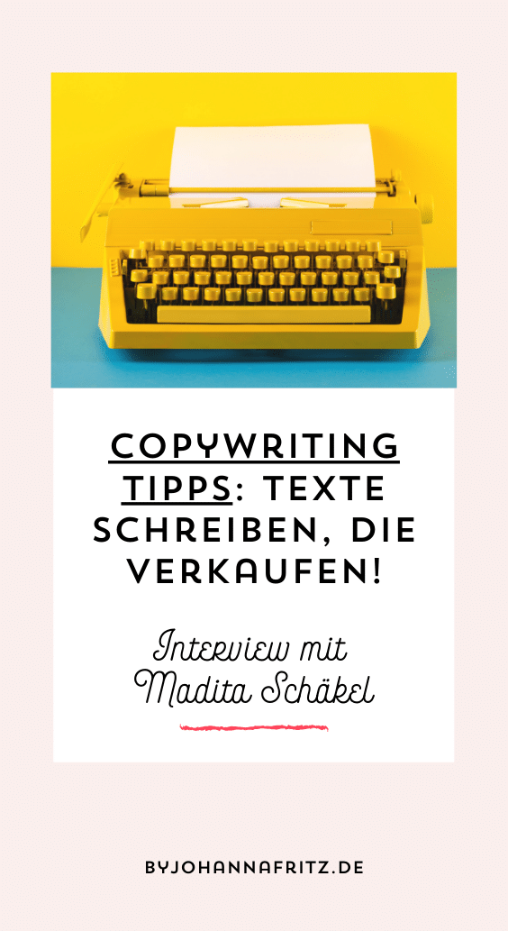 Madita Schäkel: Copywriting Tipps - Texte schreiben die verkaufen